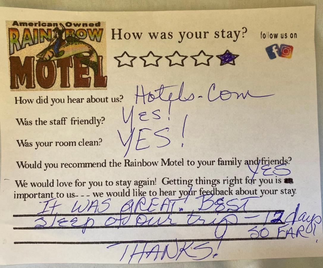 Rainbow Motel Thermopolis Exterior photo